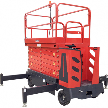 Самоходный ножничный подъемник GROST Sky 0.3-13 с аккумуляторным электродвигателем и электроподъемом по выгодной цене в Брянске. Надежное качество и лучшие условия ждут вас.